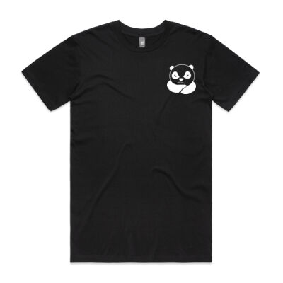 Angry Panda Mens Retro Tee Thumbnail