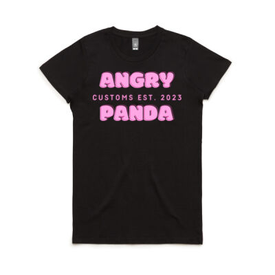 Angry Panda Womens Bubblegum Logo Thumbnail