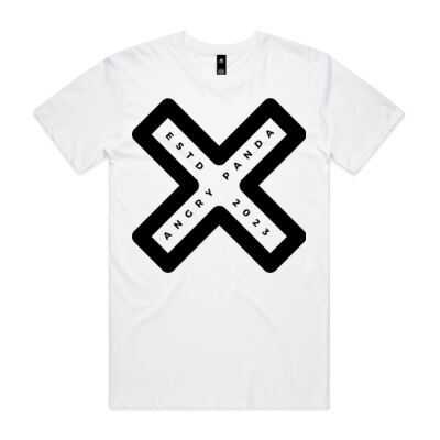 Angry Panda Mens Cross Tee Thumbnail
